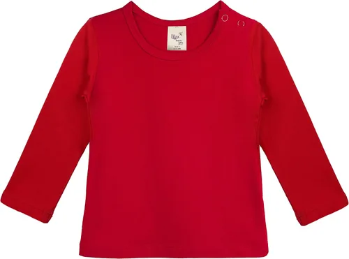 Vista 2 de Lilax Camiseta básica de manga larga con cuello redondo para bebé niña