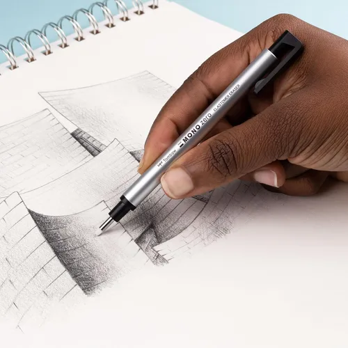 Vista 3 de Tombow 57316 Recambios de borrador Mono Zero, redondos de 2,3 mm, paquete de 2