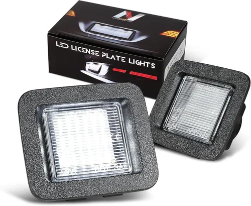 Vista 18 de Par de luces LED para placa de matrícula Compatible con 99-03 Protégé / 02-03 Protege5 / 99-05 Miata MX-5, YL8Z13550AA NC1051270BL, NVL-LPL-009