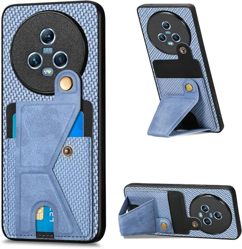 Vista 134 de Funda para Oppo K10x / OnePlus Nord CE 2 Lite 5G Funda para Realme 9 5G / 9 Pro / Q5 / V25 Funda de piel sintética con ranuras para tarjetas