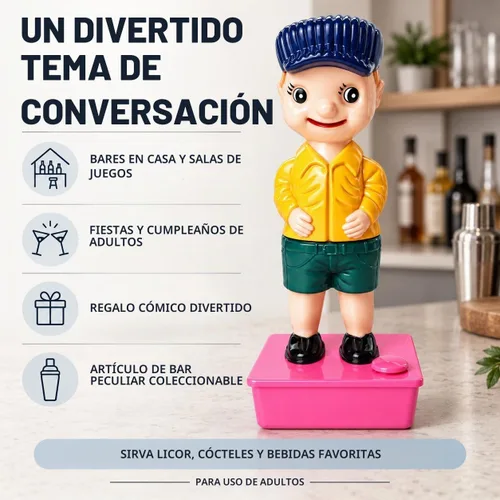 Vista 4 de SUNRISE Suministros de Cocina 7.5" Wee Pee The Wee Wee Squirting Boy