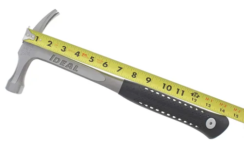 Vista 8 de IDEAL 35-210 - Martillo eléctrico forjado a gota, martillo de electricista de 28.5 onzas, 14-1/2 pulgadas