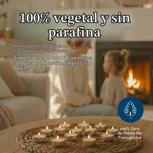 Vista 2 de GoodLight velas de té sin parafina