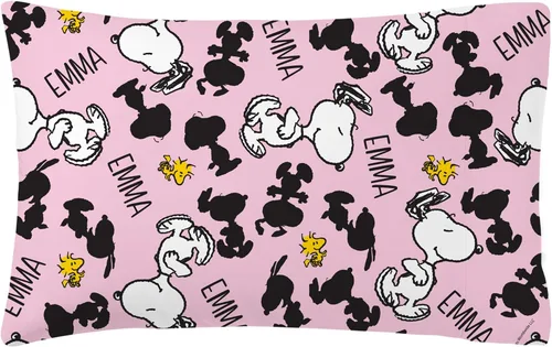 Vista 7 de Funda de almohada personalizada Let’s Make Memories - Funda de almohada personalizada para niños con nombre - Funda para almohada de tamaño estándar
