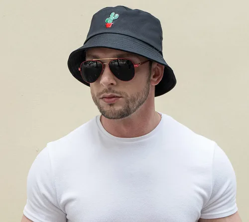 Vista 108 de ZLYC Gorra de pescador bordada de moda unisex para hombres y mujeres