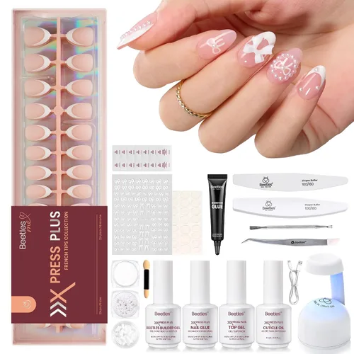 Vista 26 de Beetles - Pegamento de uñas a presión de secado rápido, 0.3 fl oz