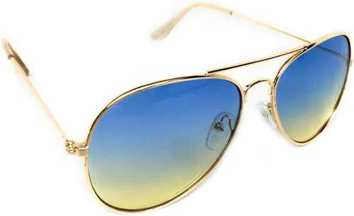 Vista 3 de WebDeals Retro - Gafas de sol de metal Aviator tamaño niño
