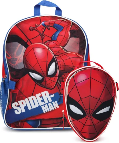 Vista 11 de Fast Forward Bluey - Mochila infantil de 15 pulgadas con juego de lonchera Almuerzo redondo Bluey Blue