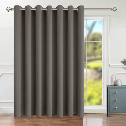 Vista 34 de BGment Cortina Oscurecedora para Puerta Corredera, Cortina Divisoria Opaca Ancha para Sala de Estar de 84 Pulgadas de Largo, Cortina Térmica de Rosa