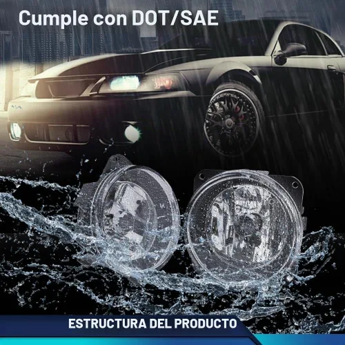 Vista 5 de Luz antiniebla PIT66 compatible con Ford Mustang Cobra 2003-2004