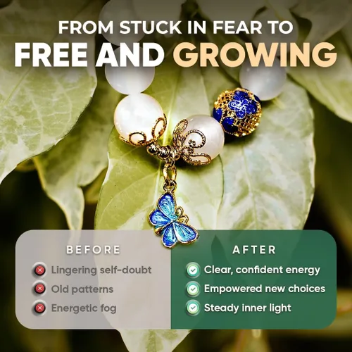 Vista 30 de Conscious Items Pulseras espirituales para mujeres y hombres, pulsera de cristal curativo con piedras naturales para meditación, alineación