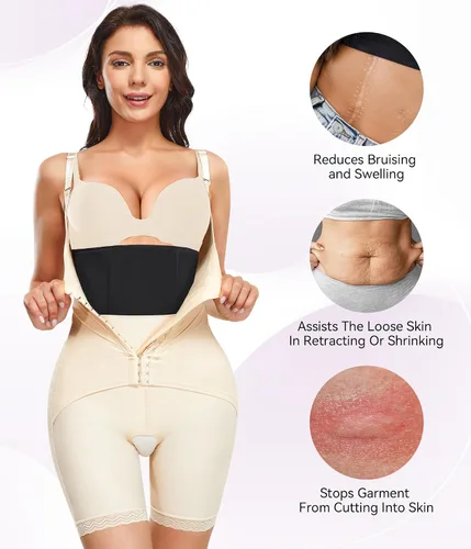 Vista 3 de YERKOAD 360 Lipo Foam Ab Board Post Cirugía Liposucción Tablas de compresión abdominal Aplanando el vientre Lumbar Lipo Recuperación
