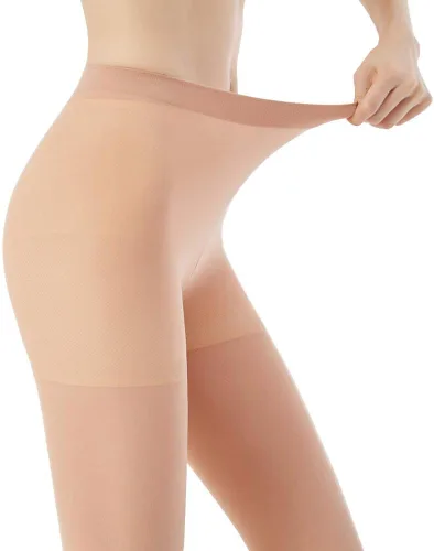 Vista 6 de MANZI 1-3 pares de mallas de ballet de transición convertibles para mujer y niña, 40D