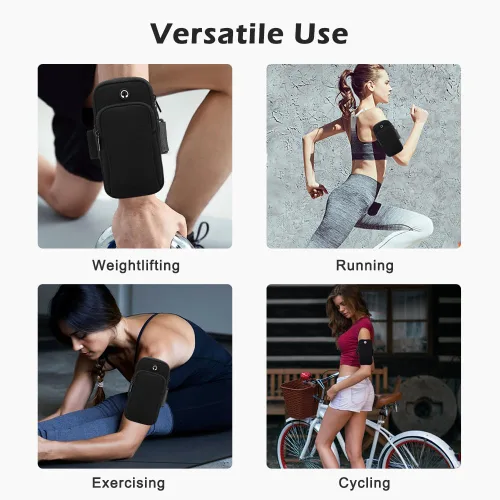 Vista 7 de Soporte universal para teléfono para correr, banda ajustable para llavero, para gimnasio, correr, senderismo, correr, ejercicio, caminar