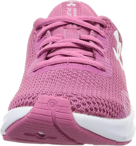 Vista 2 de Under Armour Charged Pursuit 3 - Tenis de correr para mujer, Negro