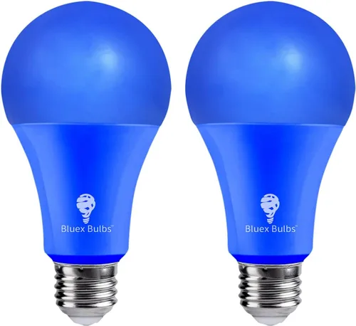 Vista 12 de Bluex Bombillas 6 Pack A21 LED Luz Negra, 16 W (equivalente a 120 W) E26 Luz Negra Nivel 385-400nm, Pintura Corporal, Luz LED de Fiesta que Brilla