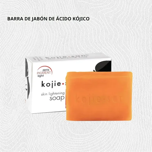 Vista 3 de Jabón Kojie San para aclarar piel y cuerpo - Jabón de ácido kójico original, barra removedora de manchas oscuras con glicerina y aceite de árbol