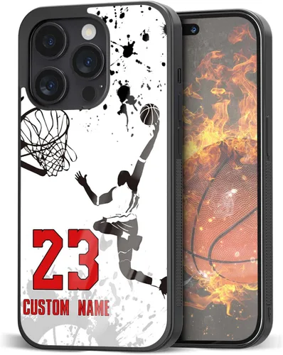 Vista 16 de Fundas de teléfono de baloncesto personalizadas para iPhone 8 11 12 13 14 15 16 17 Pro Max Plus Mini para Samsung A03 A13 A14 A15 A51 A52 A53 A54