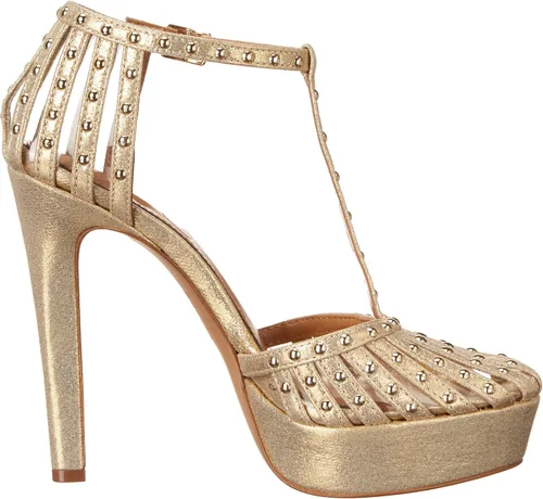 Vista 6 de Jessica Simpson Bakir NegroBlanco Correa De Tobillo Tacón De Aguja Rhinestone Bombas