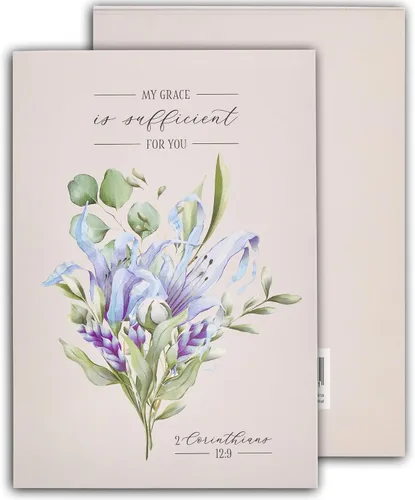 Vista 11 de Regalos de Arte Cristiano Cuaderno de Escritura Pequeño y Práctico para Mujeres: El Señor es mi Fortaleza - Versículo Inspirador de la Biblia Salmo
