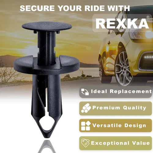 Vista 3 de Rexka 20 clips de retención para guardabarros contra salpicaduras ANR2224 para Land Rover Defender 110 90 Discovery Freelander LR3 LR4 Range Rover