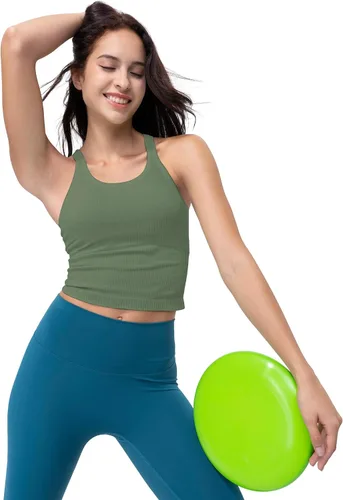 Vista 35 de sphinx cat - Camiseta corta de entrenamiento para mujer, camiseta sin mangas, acanalada, con espalda cruzada y brasier integrado