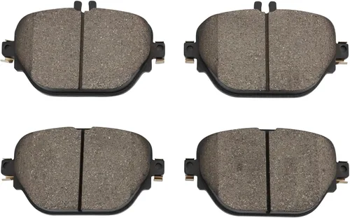 Vista 7 de TRQ - Pastillas de freno delanteras de cerámica compatibles con 2018 Mercedes-Benz E400 2017-2018 E43 AMG 2018 E63 AMG S Para Mercedes-Benz E400