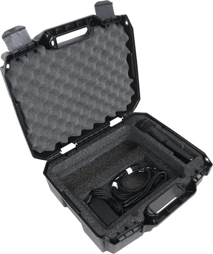 Vista 3 de Case Club Estuche rígido de transporte, se adapta a micrófonos y cables inalámbricos RODECaster Pro 2, 2 - Funda con cerradura con espuma precortada