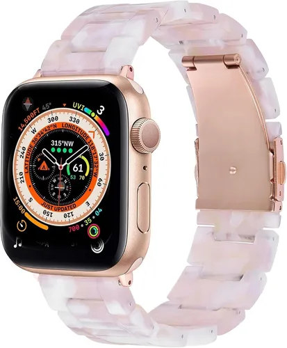 Vista 17 de Wongeto Correa de resina ligera, compatible con Apple Watch Band de 1.575 pulgadas, 1.496 pulgadas, 1.614 pulgadas, 1.654 pulgadas, 1.732 pulgadas
