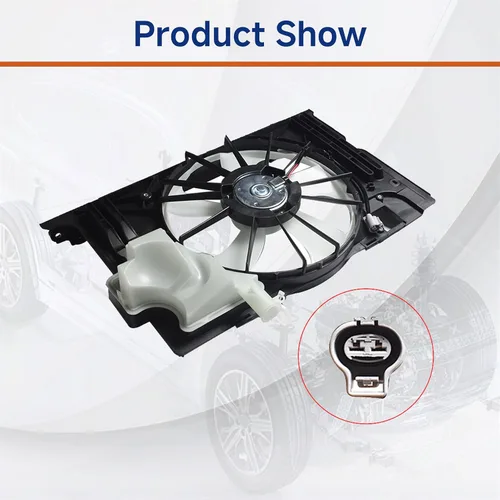 Vista 7 de GXYWADY Reemplazo del ventilador de refrigeración del radiador para 163610T041 1647123030 TO3115181 Reemplazo para Corolla SE/XLE/XSE 2014-2019