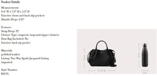 Vista 5 de kate spade bolso para mujer dumpling pequeño bolso