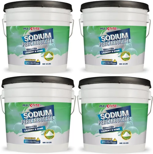Vista 8 de MAXTITE Percarbonato de sodio (4 libras en total, 2 paquetes de botellas de 2 libras), 100% puro, peróxido de hidrógeno sólido, blanqueador