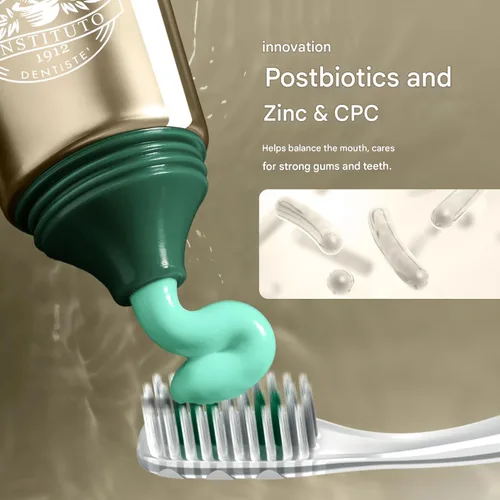 Vista 3 de Pasta de dientes Premium Care (protección postbiótica de encías + cuidado del esmalte), 3.53 onzas