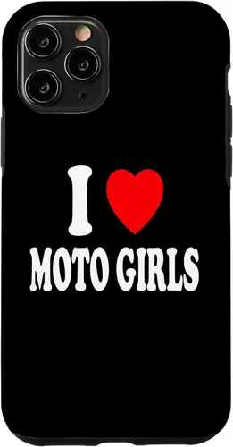 Vista 10 de Carcasa para iPhone 14 I Heart (Love) Moto Girls Moto Dirt Bike Motocross