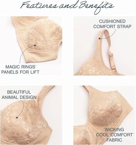 Vista 10 de PLAYTEX 18 Hour Ultimate Lift and Support - Brasier sin varillas con gran soporte y realce para mujer