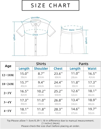 Vista 6 de A&J DESIGN Traje de caballero para bebé, 2 piezas, camisa y pantalones