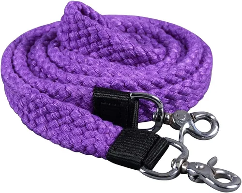 Vista 5 de HILASON Trenzado de algodón plano cuerda cuerda gatillo 1" X 7 pies Carreras de caballos Barril Regalos Negro