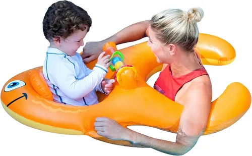 Vista 6 de Swimline Flotador inflable para asiento de bebé flamenco