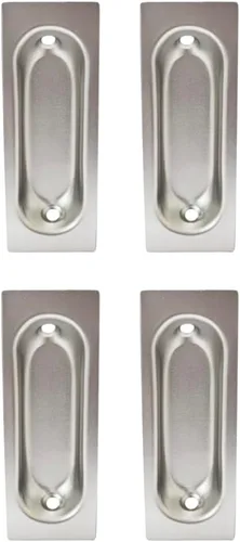 Vista 8 de QCAA Tirador rectangular de latón macizo, 3 "x 1-1/8 x3/8, US10B bronce aceitado, ORB 2 paquetes, fabricado en Taiwán