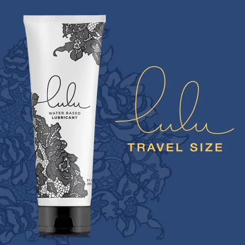Vista 3 de Lulu Lube Gel lubricante personal natural a base de agua, lubricante grueso de larga duración, no mancha, no pegajoso, deslizamiento sin glicerina