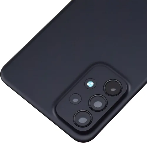Vista 3 de Reemplazo de la cubierta trasera de plástico negro para Samsung Galaxy A23 5G SM-A236U SM-A236B Marco de la cámara trasera y cubierta de vidrio