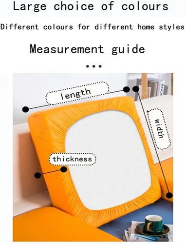 Vista 6 de Funda de piel sintética para sofá, funda elástica de cojín de 1/2/3/4 plazas, funda protectora impermeable de muebles para sofá, silla, asiento