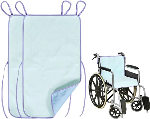 Vista 7 de Almohadilla de incontinencia altamente absorbente para silla de ruedas para ancianos, almohadillas impermeables de 4 capas, suave, lavable