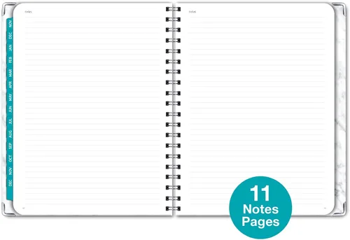 Vista 7 de Agenda 2024 de tapa dura: (noviembre de 2023 a diciembre de 2024) Agenda diaria, semanal, mensual y anual de 8.5 x 11 pulgadas. Marcador, carpeta