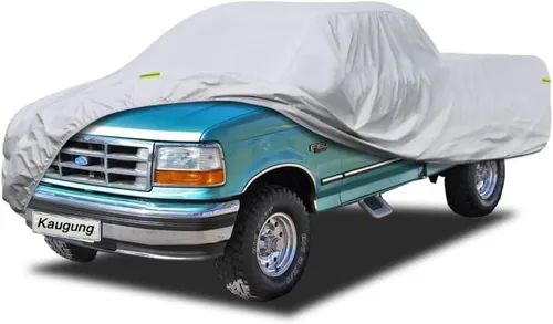 Vista 19 de Kaugung - Cubierta impermeable para camioneta, 7 capas resistentes, ajuste completo para Mitsubishi Raider 2006-2010, para todo clima, protección