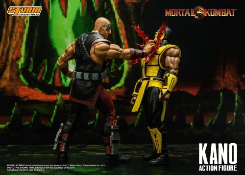 Vista 4 de Storm Collectibles Figura de acción Mortal Kombat Kano a escala 1/12