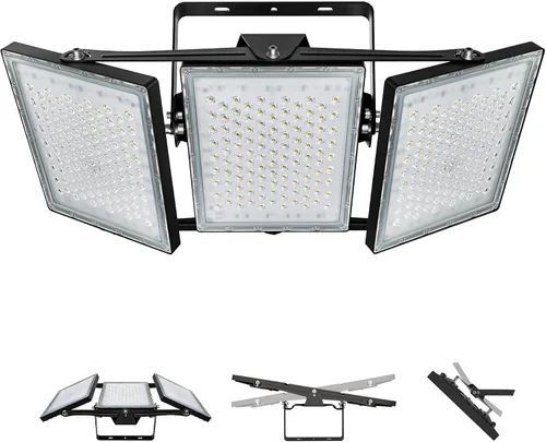 Vista 20 de STASUN - Luz de inundación LED para exteriores, 150 W, 15000 lúmenes, 6000 K, luz blanca IP66, impermeable, luz de estacionamiento comercial, 3