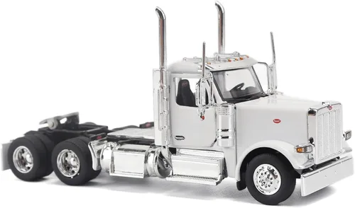 Vista 7 de Diecast Masters 1:64 Peterbilt 589 Semirremolque de cabina de día en tándem, 71219