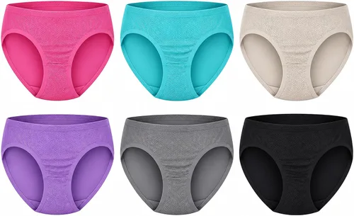 Vista 12 de Fruit of the Loom - Ropa interior transpirable de mujer, absorbe la humedad para mantenerte fresca y cómoda, disponible en talla extra grande