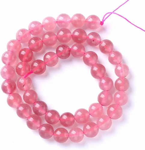 Vista 109 de 4MM 86 piezas Cuentas sueltas de piedra natural de amazonita calcedonia para hacer joyería DIY Pulsera Collar 1 hebra